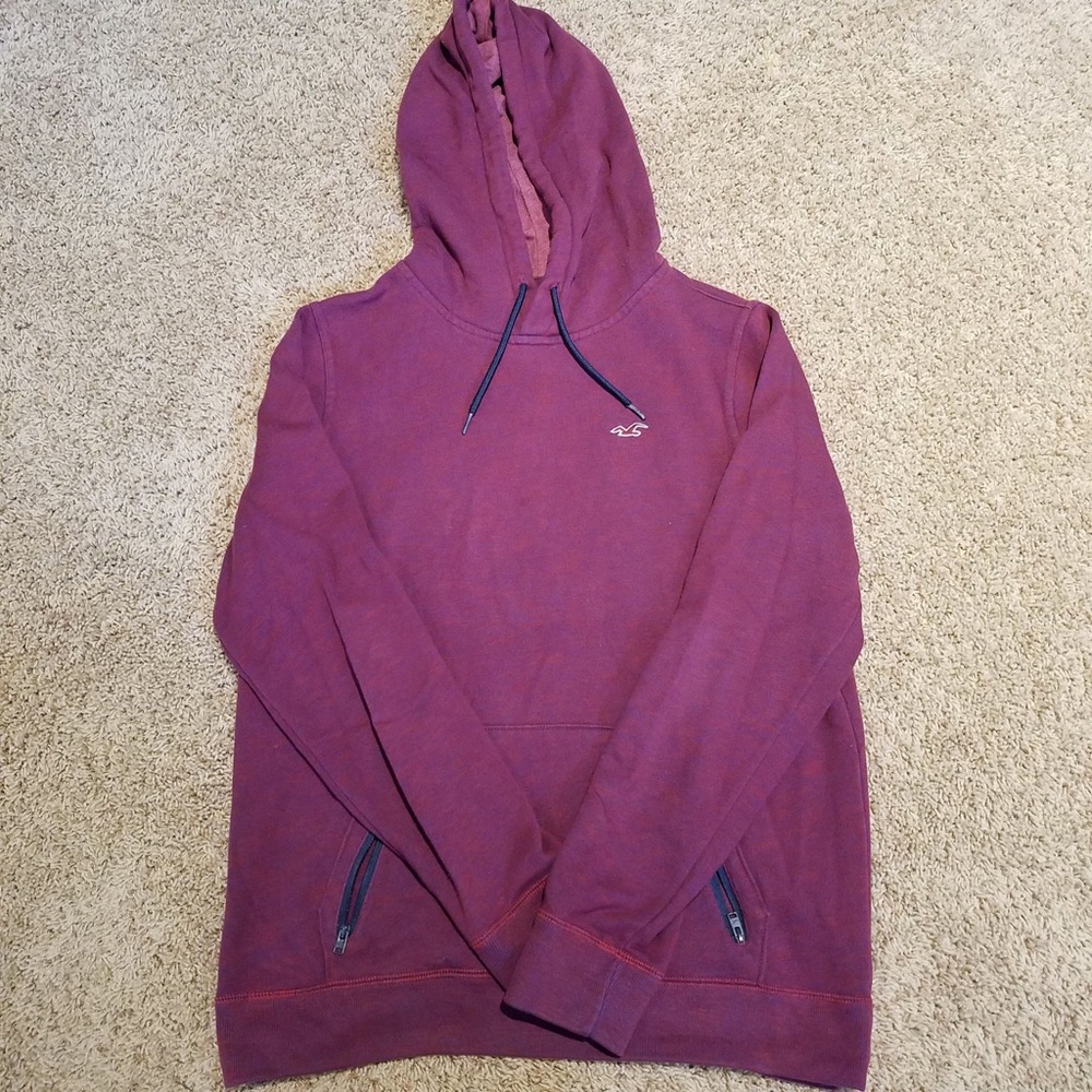 Burgundy hoodie